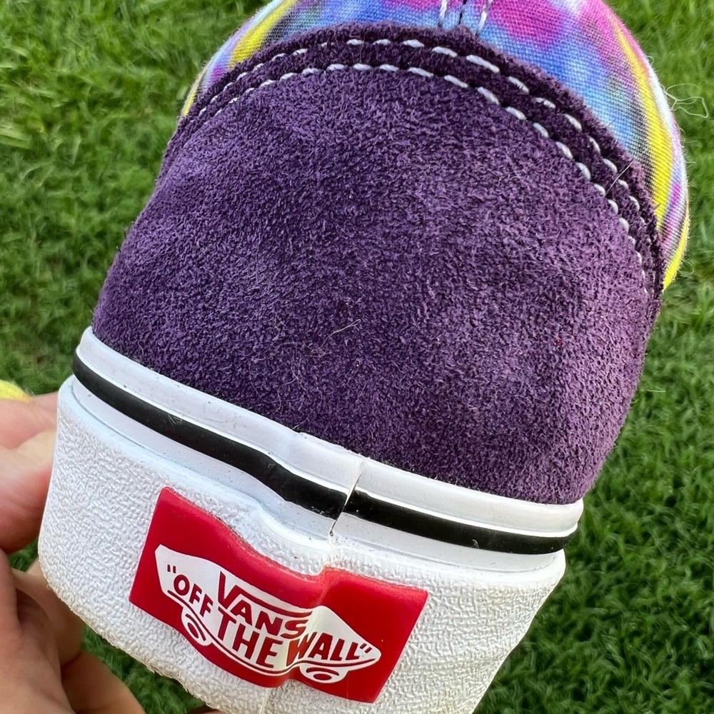 VANS Old Skool Purple Mysterioso Tie Dye Sneakers - Picture 9 of 11